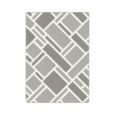 Joy Carpets 2078C-02 5 ft. 4 in. x 7 ft. 8 in. Midas Area Rug  Morning Fog