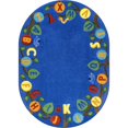 thumbnail image 1 of Joy Carpets Kid Essentials Learning Tree 7'8" x 10'9" Oval Area Rug in Color Multi, 1 of 1