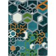 thumbnail image 1 of Structured 7'8" x 10'9" area rug in color Citrus, 1 of 1