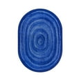 thumbnail image 1 of Feeling Fun 7'8" x 10'9" Oval area rug in color Blue, 1 of 1