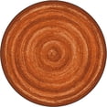 thumbnail image 1 of Feeling Fun 5'4" Round area rug in color Orange, 1 of 1