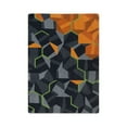 thumbnail image 1 of Joy Carpets Kid Essentials Indoor Makerspace / Learning Commons / Teen Rectangle Stealth 5'4" x 7'8" Area Rug In Color Tangerine, 1 of 4
