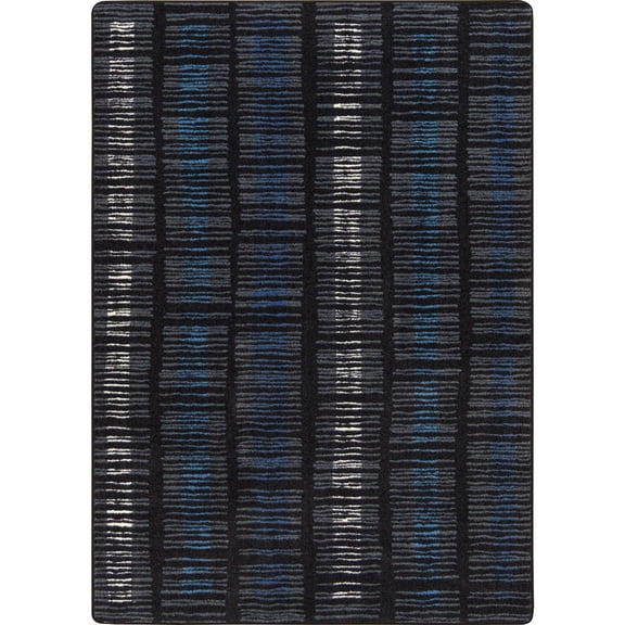 Joy Carpets Kid Essentials Verve 310" x 54" Indoor Area Rug in Color Sapphire