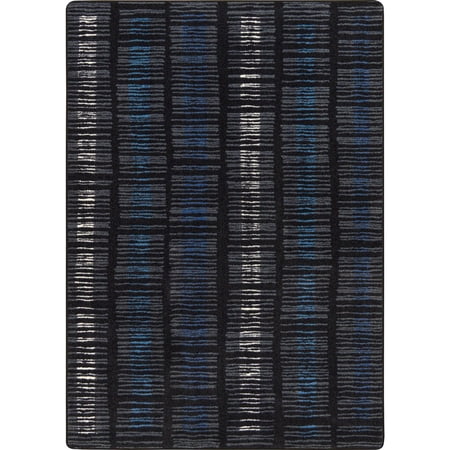 Joy Carpets Kid Essentials Verve 54" x 78" Indoor Area Rug in Color Sapphire