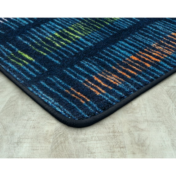 Joy Carpets Kid Essentials Verve 54" x 78" Indoor Area Rug in Color Citrus