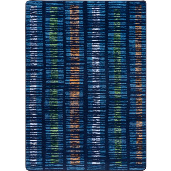 Joy Carpets Kid Essentials Verve 78" x 109" Indoor Area Rug in Color Citrus
