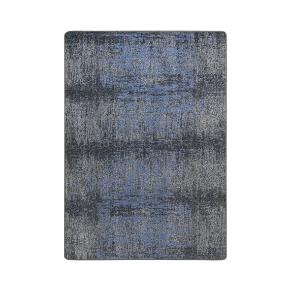 Joy Carpets Kid Essentials Surface Tension 78" x 109" Indoor Area Rug in Color Marine