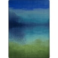 thumbnail image 1 of Joy Carpets Kid Essentials Colorwash 78" x 109" Indoor Area Rug in Color Marine, 1 of 4