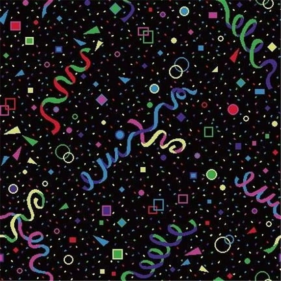 Joy Carpets 36P Celebration 6 ft. x 6 ft. Nylon Machine Tufted- Cut Pile Fluorescent Rug