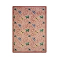 thumbnail image 1 of Kaleidoscope - Whimsical Area Rugs Wing Dings - Rectangle - 5'4" x 7'8" - Rose, 1 of 2