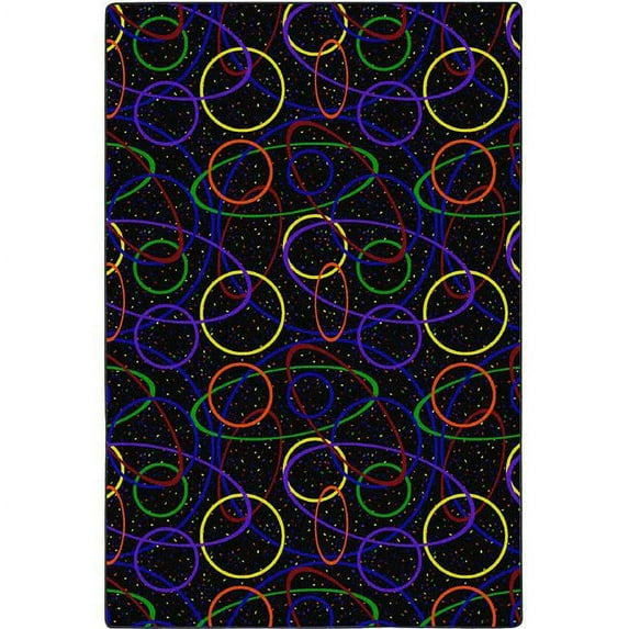 Joy Carpets 450N 4 x 6 ft. Looped Area Rug Fluorescent