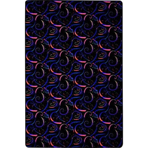 Joy Carpets 455Q 6 x 9 ft. Neon Lights Rectangle Dynamo Fluorescent Area Rug Multicolor