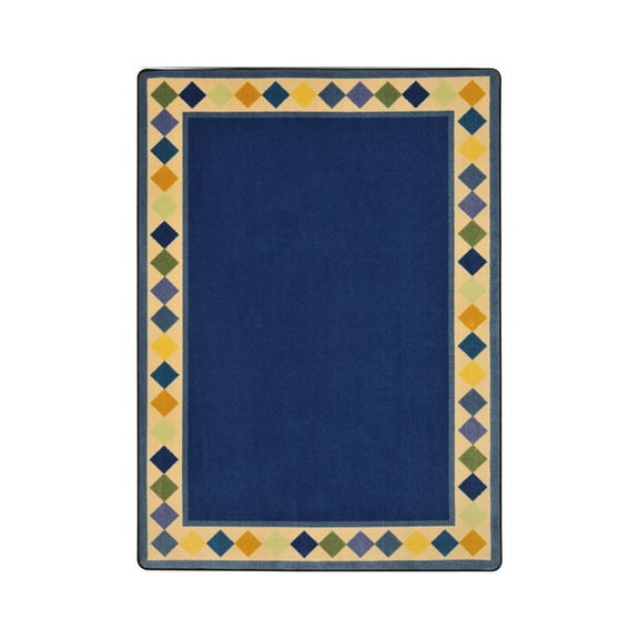 Kid Essentials - Early Childhood Delightful Diamonds, 5'4" x 7'8", Multicolored