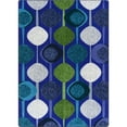 thumbnail image 1 of Joy Carpets  5 ft. 4 in. x 7 ft. 8 in. String Along Rectangle Area Rug Violet, 1 of 1