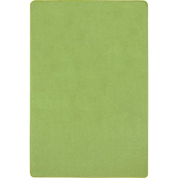 Joy Carpets 623T-09 Just Kidding Classroom Rectangle Rug, Lime Green - 12 x 12 ft.