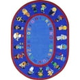 thumbnail image 1 of Joy Carpets  7 ft. 7 in. We Work Together Classroom Kid Essentials Round Rug Multicolor, 1 of 1