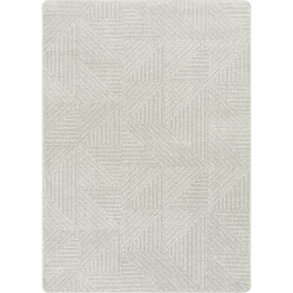 Joy Carpets Above Board 3'10" x 5'4" Area Rug in color Dove