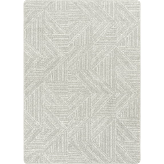 Joy Carpets Above Board 5'4" x 7'8" Area Rug in color Dove