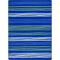 thumbnail image 1 of Joy Carpets  All Lined Up Rectangle Area Rug Seaglass - 5 ft. 4 in. x 7 ft. 8 in., 1 of 1