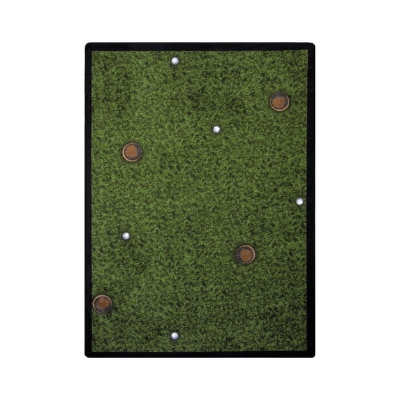Back Nine 7'8" x 10'9" Area Rug In Color Multi