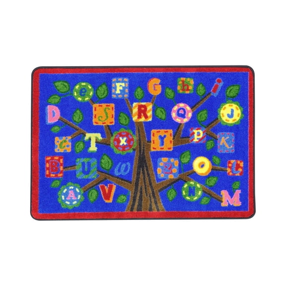 Joy Carpet Alphabet Leaves Bold 2'8" x 3'10"