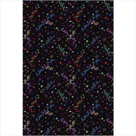 Joy Carpets Celebration 12 ft. x 8 ft. Nylon Machine Tufted- Cut Pile Fluorescent Rug