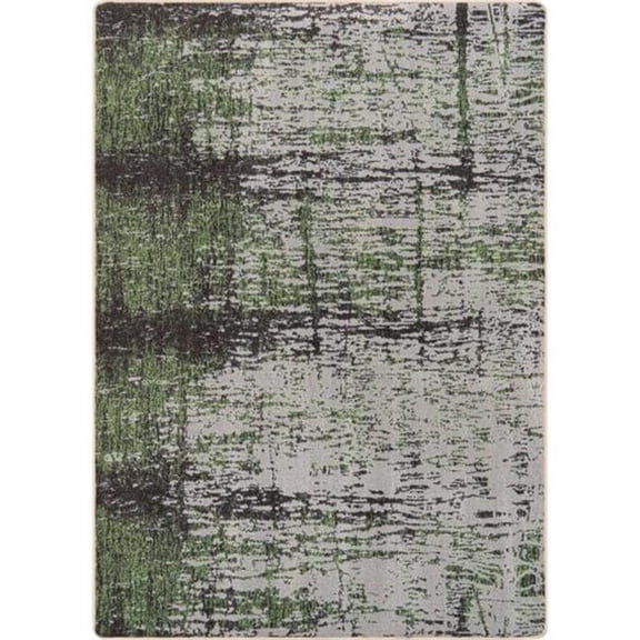 Joy Carpets Coastal Canvas Rectangle Area Rug - Spanish Moss - 92 x 7 x 7 in.