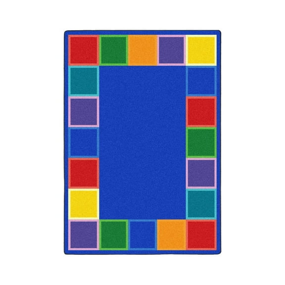 Color Tones 7'8" x 10'9" Area Rug In Color Multi-Color:Multi,Material:Nylon