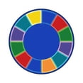 thumbnail image 1 of Color Tones 7'7" Round Area Rug In Color Multi-Color:Multi,Material:Nylon, 1 of 1
