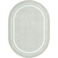 thumbnail image 1 of Joy Carpets Cozy Corner 3'10" x 5'4" Indoor Oval Area Rug in Color Sage, 1 of 5