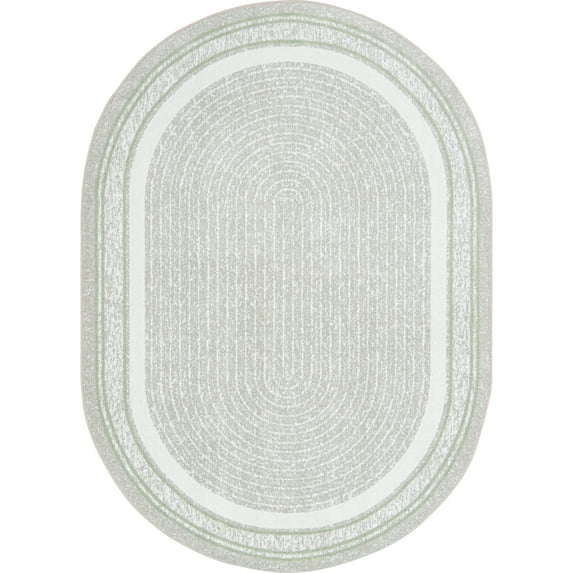 Joy Carpets Cozy Corner 7'7" Indoor Round Area Rug in Color Sage