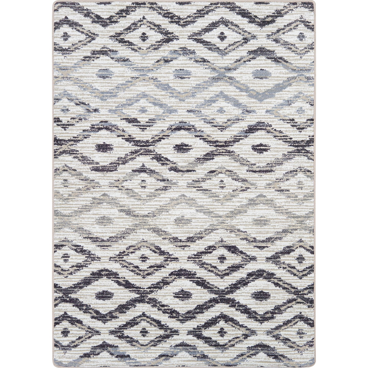 Joy Carpets Diamond Oasis 3'10" x 5'4" Indoor Area Rug in Color Twilight