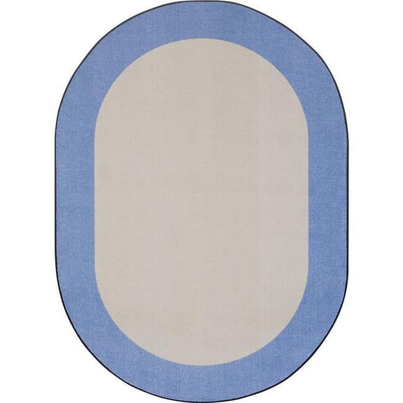 Joy Carpets  Easy Going Round Area Rug Light Blue - 7 ft. x 7 in.