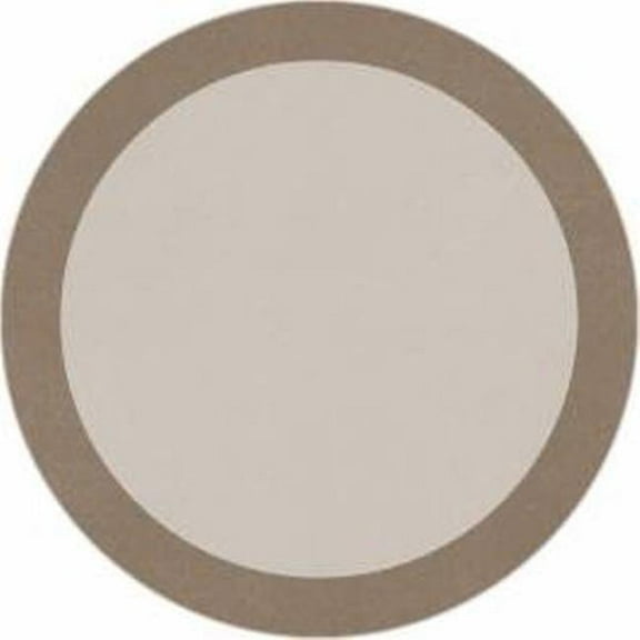 Joy Carpets Easy Going Round Area Rug Neutral - 5 ft. x 4 in.