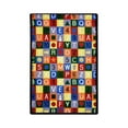 thumbnail image 1 of Edu-Squares 7'8" x 10'9" area rug in color Multi, 1 of 2