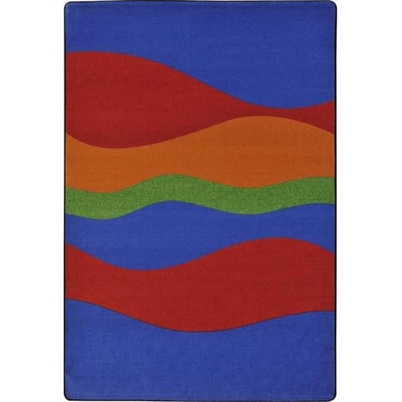 Joy Carpets Flow Teen Area Rugs - Tropics - 7 ft. 8 in. x 10 ft. 9 in.