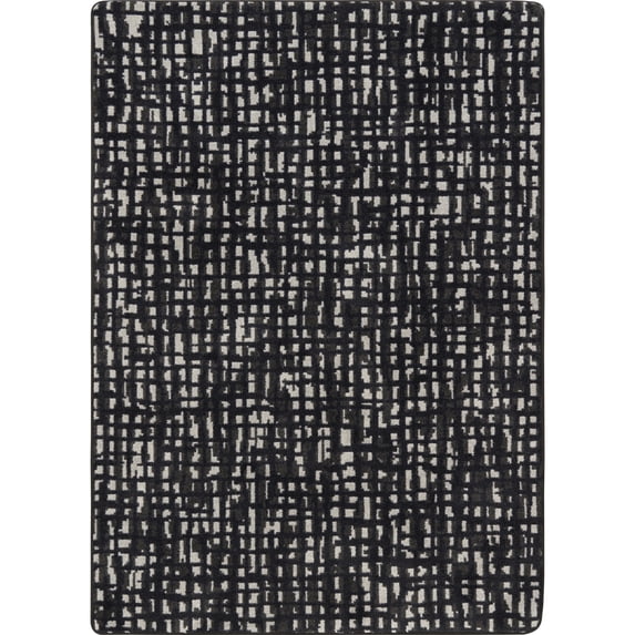 Joy Carpets Fool's Gold 5'4" x 7'8" Area Rug in color Onyx