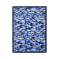 thumbnail image 1 of Kaleidoscope - Whimsical Area Rugs Funky Camo, 3'10" x 5'4", Blue, 1 of 3