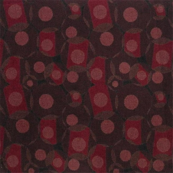 Joy Carpets Joy Carpet Corner Pocket Burgundy 5'4" x 7'8"