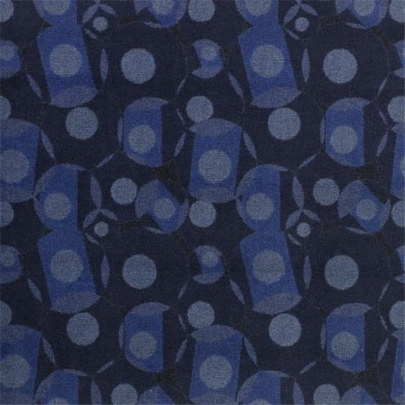 Joy Carpets Games People Play Corner Pocket Rectangle Gaming & Sports Area Rugs 04 Navy - 5 ft. 4 in. x 7 ft. 8 in.