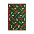 thumbnail image 1 of Joy Carpets Hook and Ladder 5'4" x 7'8" Area Rug In Color Green, 1 of 2