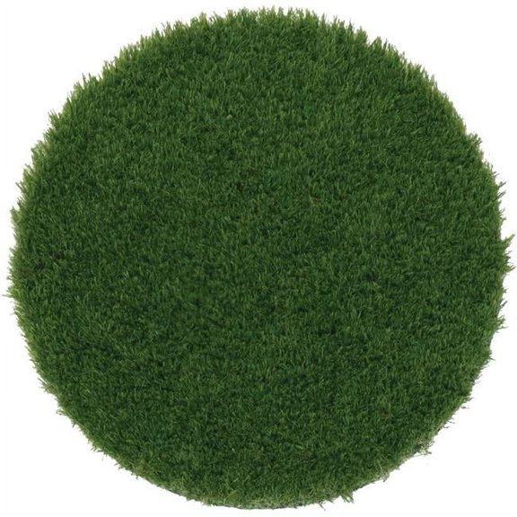 Joy Carpets JG-624 18 in. Green Space Seating Rounds - Set of 12