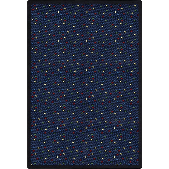 Joy Carpets Playful Patterns Jelly Beans 5'4" x 7'8" Area Rug in Color Multi