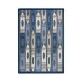 thumbnail image 1 of Playful Patterns - Children's Area Rugs Jumbo Crayons, 3'10" x 5'4", Seaside, 1 of 1