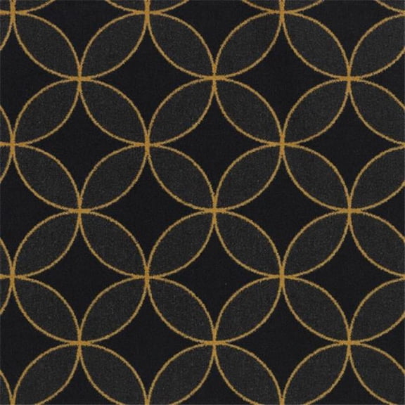 Joy Carpets Kaleidoscope Eclipse Rectangle Whimsical Area Rugs 02 Gold - 3 ft. 10 in. x 5 ft. 4 in.
