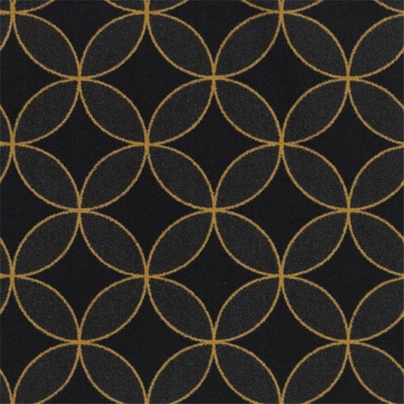 Joy Carpets Kaleidoscope Eclipse Rectangle Whimsical Area Rugs 02 Gold - 5 ft. 4 in. x 7 ft. 8 in.