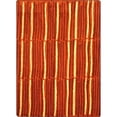 thumbnail image 1 of Joy Carpets  Kid Essentials Cascade Rectangle Teen Area Rugs 03 Orange - 5 ft. 4 in. x 7 ft. 8 in., 1 of 1