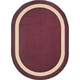 thumbnail image 1 of Joy Carpets  Kid Essentials Portrait Round Misc Solid Color Area Rugs 04 Heather - 5 ft. 4 in., 1 of 1
