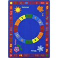 thumbnail image 1 of Joy Carpets Kid Essentials Learning Time 5'4" x 7'8" Area Rug in Color Multi, 1 of 1