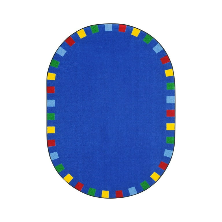 Joy Carpets Cosmic Wonders 5 x 8 Black Oval Indoor Kids Area Rug Joy Carpets Cosmic Wonders 5 x 8 Black Oval Indoor Kids Area Rug